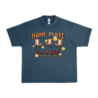 Midnight Navy glitter softball Urban Heavy Tee - MaliasSmallBusiness