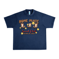 Navy glitter softball Urban Heavy Tee - MaliasSmallBusiness