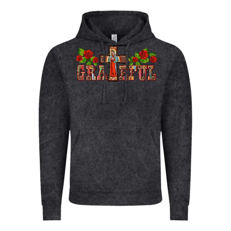 Grateful Guadalupe Cross Vintage Hoodie by BarkalooDesign | Teevron