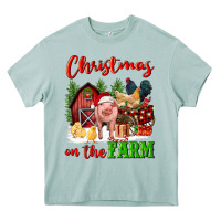 Arona christmas on the farm Heavy Core Tee - FaDigitalArtStudio