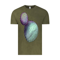 Vintage Olive opunthia santa rita cactus Vintage Tee - LillyAllenDesigns