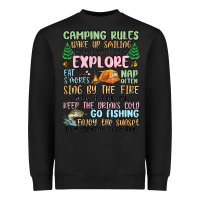 Camping Rules Heavyweight Sweatshirt | Teevron