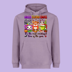 Hallothanksmas Its The Most Wonderful Time Of The Heavyweight Hoodie Designed By Texasbilliewilder