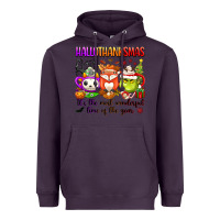 Plum hallothanksmas its the most wonderful time of the Heavyweight Hoodie - texasbilliewilder