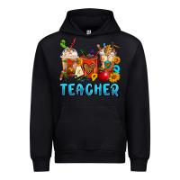 Black Teacher Coffee Cups Urban Hoodie - FaDigitalArtStudio