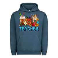 Pigment Midnight Navy Teacher Coffee Cups Urban Hoodie - FaDigitalArtStudio
