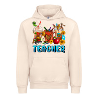 Sandshell Teacher Coffee Cups Urban Hoodie - FaDigitalArtStudio