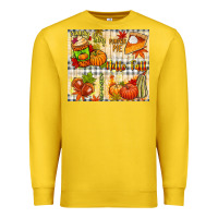 Lemon Hello Fall pumpkins Premium Sweatshirt - NancyCooperArtShop