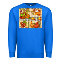True Royal Hello Fall pumpkins Premium Sweatshirt - NancyCooperArtShop
