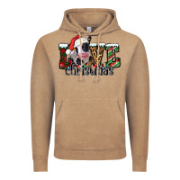 Vintage Coffee love Christmas cow Vintage Hoodie - Jasminsmagicworld
