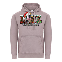 Vintage Zinc love Christmas cow Vintage Hoodie - Jasminsmagicworld