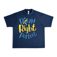Navy down right perfect Urban Heavy Tee - MaliasSmallBusiness