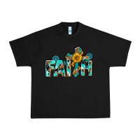 Black faith with cross ado Urban Heavy Tee - AdoDesignShop