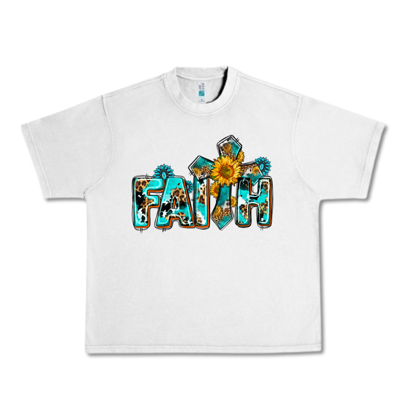 Faith With Cross Ado Urban Heavy Tee by AdoDesignShop | Teevron