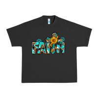 Pigment Black faith with cross ado Urban Heavy Tee - AdoDesignShop