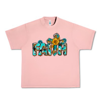 Salmon faith with cross ado Urban Heavy Tee - AdoDesignShop