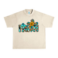 Sandshell faith with cross ado Urban Heavy Tee - AdoDesignShop