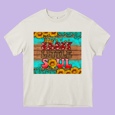 Sassy Little Soul Heavy Core Tee Designed By Hra Design Shop