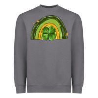 Storm st patrick s day shamrock rainbow Heavyweight Sweatshirt - MaliasSmallBusiness