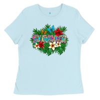 Baby Blue summer Ladies Tee - SublimationCraftShop