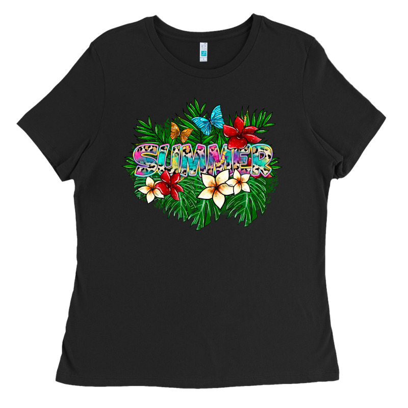 Summer Ladies Tee by SublimationCraftShop | Teevron