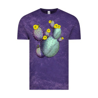 Cloud Purple Opunthia Santa Rita Cacti Vintage Tee - LillyAllenDesigns