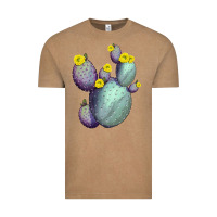 Vintage Coffee Opunthia Santa Rita Cacti Vintage Tee - LillyAllenDesigns