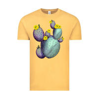 Vintage Mustard Opunthia Santa Rita Cacti Vintage Tee - LillyAllenDesigns