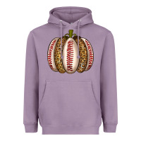 Lavender Baseball Pumpkin Heavyweight Hoodie - texasbilliewilder