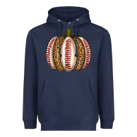 Navy Baseball Pumpkin Heavyweight Hoodie - texasbilliewilder