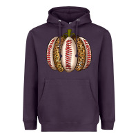 Plum Baseball Pumpkin Heavyweight Hoodie - texasbilliewilder