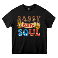 Black sassy little soul Heavy Core Tee - HRA Design Shop