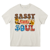 Cream sassy little soul Heavy Core Tee - HRA Design Shop