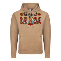 Vintage Coffee blessed mom lady of guadalupe Vintage Hoodie - BarkalooDesign
