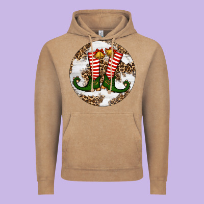 Elf Shoes Christmas Vintage Hoodie Designed By Ranaportraitstore