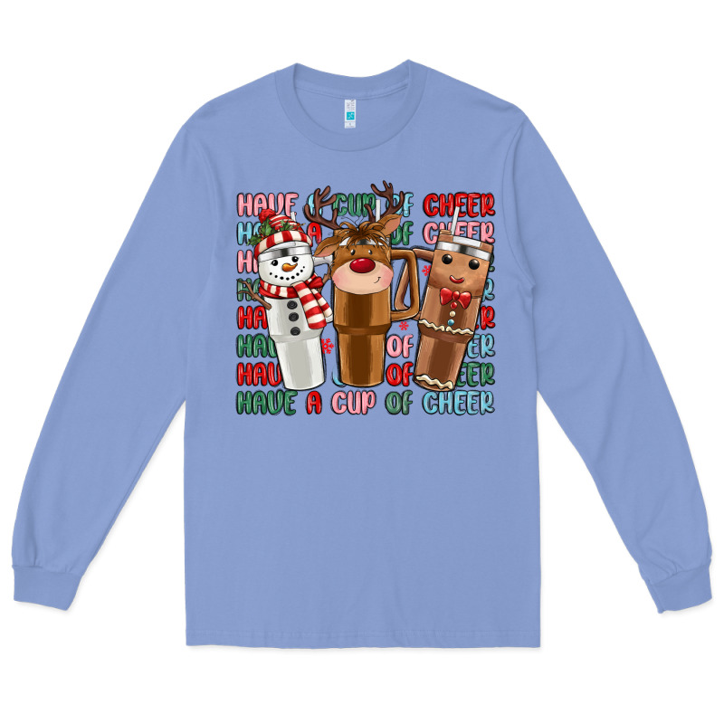Have A Cup Of Cheer Long Sleeve Tee by MaliasSmallBusiness | Teevron