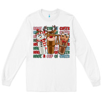 White have a cup of cheer Long Sleeve Tee - MaliasSmallBusiness