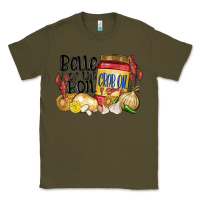 Army Green belle of the boil crab oil Classic Tee - MaliasSmallBusiness