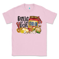 Bubblegum Pink belle of the boil crab oil Classic Tee - MaliasSmallBusiness