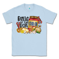 Dusty Blue belle of the boil crab oil Classic Tee - MaliasSmallBusiness