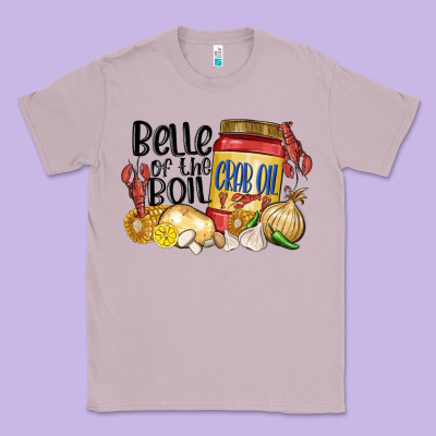 Belle Of The Boil Crab Oil Classic Tee Designed By Maliassmallbusiness