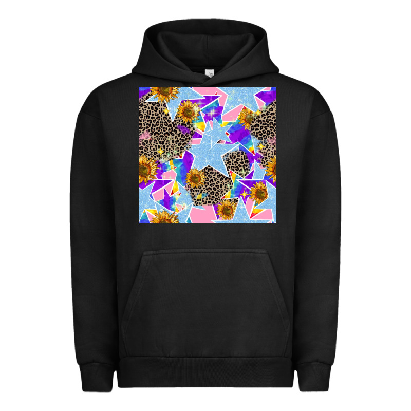 Stars And Sunflowers Seamless Pattern Urban Hoodie by FaDigitalArtStudio | Teevron