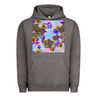 Pigment Tornado stars and sunflowers seamless pattern Urban Hoodie - FaDigitalArtStudio