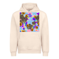 Sandshell stars and sunflowers seamless pattern Urban Hoodie - FaDigitalArtStudio