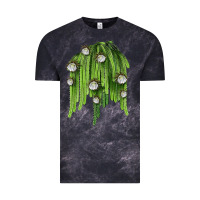 Cloud Black Selenicereus Cactus Vintage Tee - LillyAllenDesigns