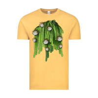 Vintage Mustard Selenicereus Cactus Vintage Tee - LillyAllenDesigns