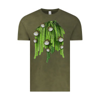 Vintage Olive Selenicereus Cactus Vintage Tee - LillyAllenDesigns
