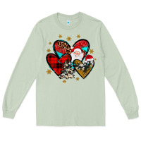 Matcha heart  wood slice ornament Long Sleeve Tee - JahusDesignShop