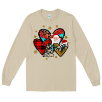 Mushroom heart  wood slice ornament Long Sleeve Tee - JahusDesignShop