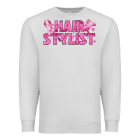 Dove Grey Breast Cancer hair stylist Premium Sweatshirt - texasbilliewilder